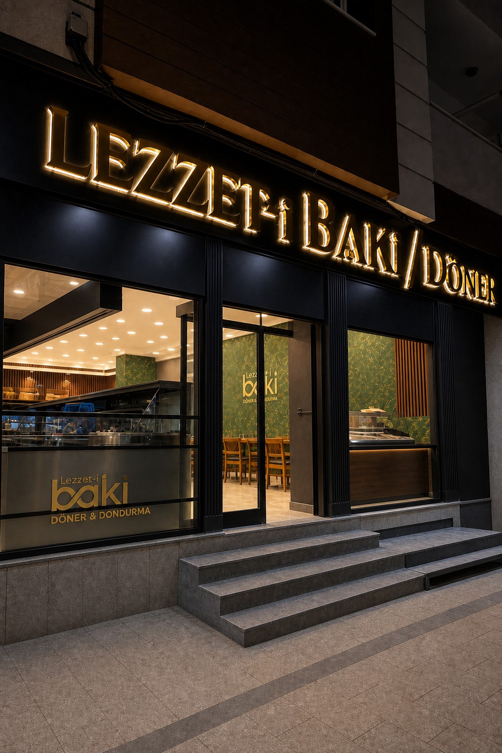 Lezzet-i Baki Döner dış cephe